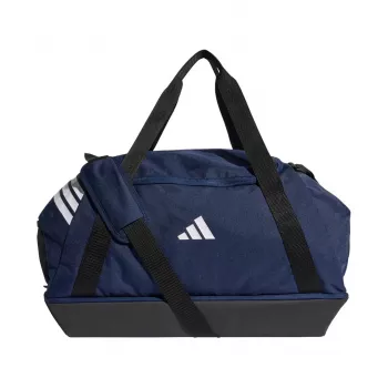 Torba adidas Tiro Duffle Medium s predalom na dnu mornarsko modra KD4235