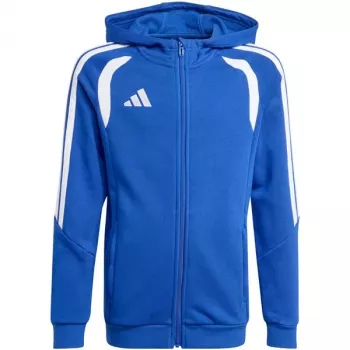 adidas Tiro 26 League Sweat Full Zip Hoodie otroška pulover s kapuco modra KF9102 140cm