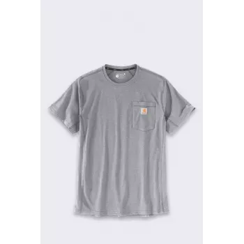 Carhartt Force Mid Pocket majica s kratkimi rokavi Heather Grey