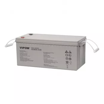 VIPOW BAT0419 12V 200Ah gel baterija – globokociklična VRLA za sončne sisteme, UPS in telekomunikacije