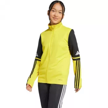 Otroška majica z dolgimi rokavi adidas Squadra 25 Training rumena JP3395 140cm