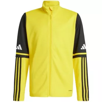 Otroška majica z dolgimi rokavi adidas Squadra 25 Training rumena JP3395 140cm