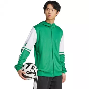 Moška majica z dolgimi rokavi adidas Squadra 25 Hoody zeleno-bela JP3164 M