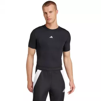 Moška majica adidas Techfit Short Sleeve Tee črna JP4674 S