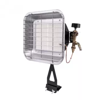 RADIANT PG-009G plinski sevalni grelnik za 11 kg jeklenko LPG, 4,2 kW, piezo vžig, keramični gorilnik, 3 stopnje moči