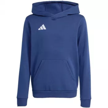 Otroška majica s kapuco adidas Entrada 26 Hoody mornarsko modra JZ6567 128cm
