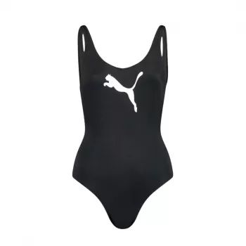 Ženske kopalke Puma Swim Women Swimsuit 1P črne 907685 06 L