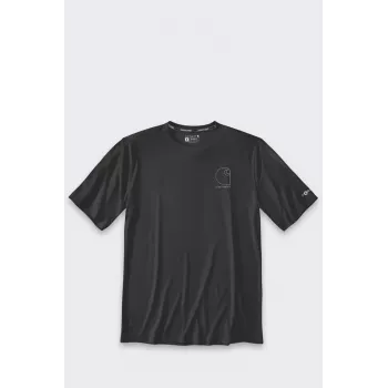 Majica kratkih rokavov Sun Defender Lightweight Logo črna