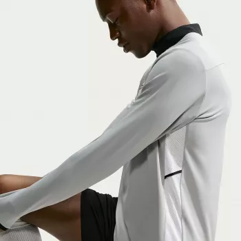 Nike Dri-Fit Academy 25 Drill Top moška majica s kapuco siva FZ9767 012 L