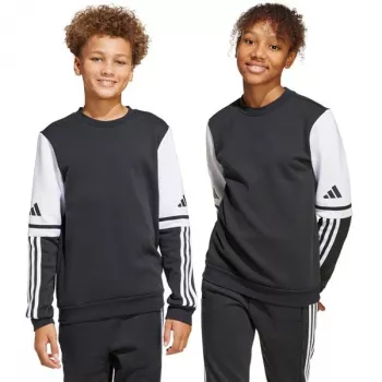 adidas Squadra 25 Sweat Crew otroška majica črna JE2773 164cm