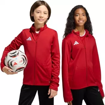 adidas Entrada 26 Track otroška jopa rdeča JZ6612 128cm