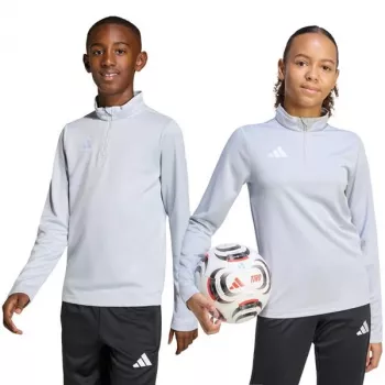 Otroška jopa adidas Entrada 26 Training Top, svetlo siva, JZ6637 116cm