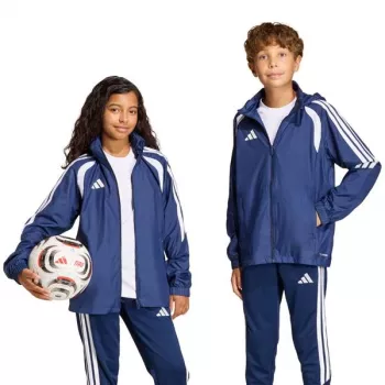Otroška vetrovka adidas Tiro 26 League Windbreaker, mornarsko modra, JY9725 140cm