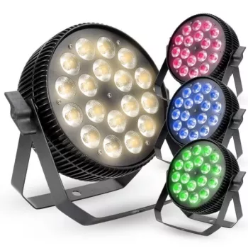 LIGHT4ME ALU TETRA RGBW PAR 18x10W reflektor za odrsko osvetlitev