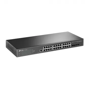 TP-Link JetStream TL-SG3428X omrežno stikalo upravljano L2+/L3 Gigabit Ethernet (10/100/1000) 1U črno
