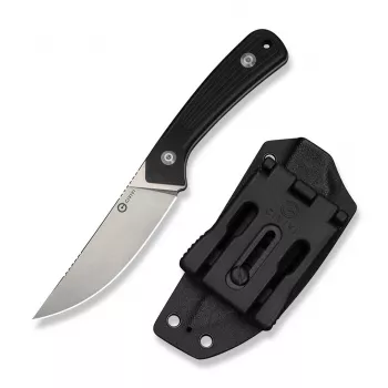 Nož CIVIVI Carveth s fiksnim rezilom AEB-L, črn G10 (C25040-1)
