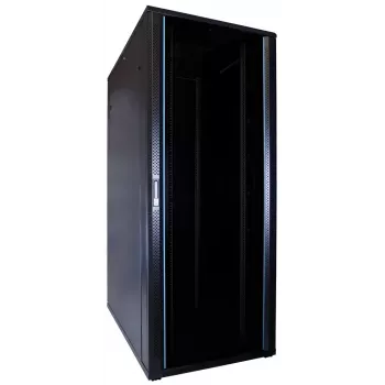 DSIT 42U 19-palčni strežniški regal s steklenimi vrati 800x1200x2000mm (DS8242)