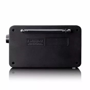 Lenco PDR-033BK prenosni DAB+/FM radio z Bluetooth in polnilno baterijo - črn