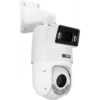 BCS LINE 4MP PTZ IP-kamera s 5x optično povečavo, 50m IR, PoE, IP66, AI SMD Plus