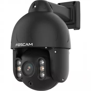 Foscam SD8EP zunanja kamera z vrtenjem/nagibom in PoE, 8MP 4K, 4x optični zoom, IP66, črna