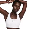 Nike Swoosh športni nedrček srednje opore bel XL