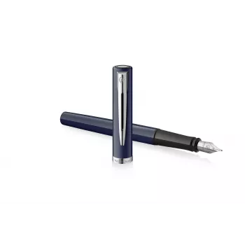 Waterman Impression nalivno pero fino pero modra lakirana kromirani okraski darilna škatla 2225502