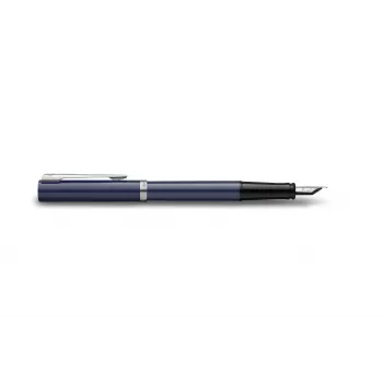 Waterman Impression nalivno pero fino pero modra lakirana kromirani okraski darilna škatla 2225502