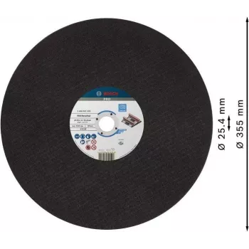 Bosch rezalna plošča za male kotne brusilnike 355 x 4 x 25,4 mm, 2608601339