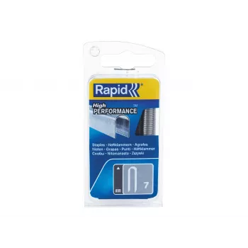 Rapid Tools kabelske sponke tipa 7, 12 mm, pocinkane z žagastim rezom, ploščate sponke – 1 kos (40109523)
