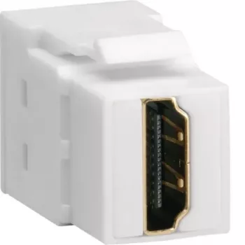 Hager Keystone modul universalVZ20HS, vtičnica HDMI na vtičnico HDMI, 180°, bel
