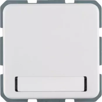 Hager WWS1114PW vtičnica Schuko, polarna bela sijoča, 16 A, podometna montaža