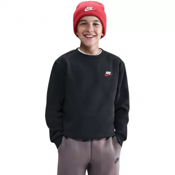 Nike Sportswear Club Fleece otroška majica s kapuco, črna, velikost L