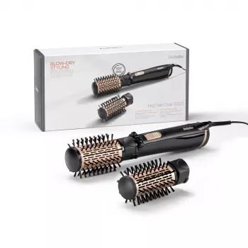 BaByliss Big Hair Dual vrtljivi sušilnik za lase s toplim zrakom, 1000 W, črno-zlat