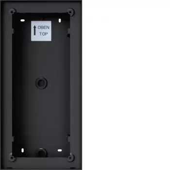 Hager REW407X nadometno ohišje za Intercom Mono, 2/3/4 klicalne tipke, antracit