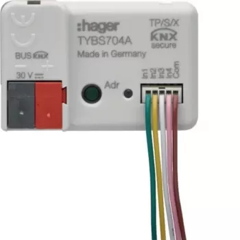Hager TYBS704A KNX binarni vhod 4-kanalni podometni