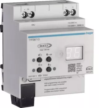 Hager prehod TYFS671D KNX/DALI-2 Secure 1-kanalni