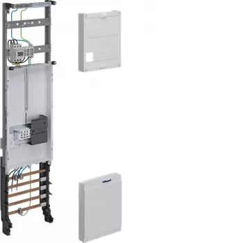 Hager universZ kompletno polje ZH33W7NT, 3-fazno, 1 merilno mesto, 10 mm², 1050x250 mm