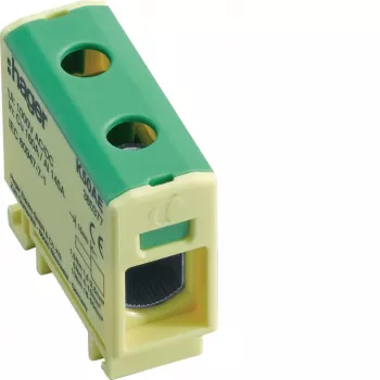 HAGER K50AE ozemljitvena sponka 2,5-50 mm² zeleno-rumena