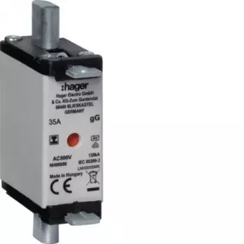 Hager NH varovalka LNH0035MK NH000 gG 500V 35A z izoliranim ročajem