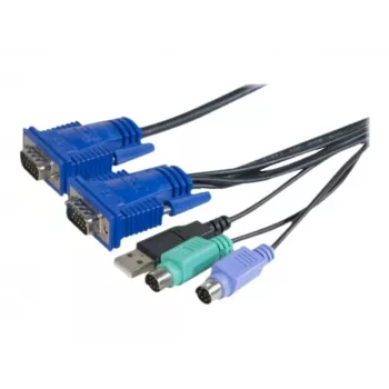 EXERTIS CONNECT kabel KVM Combo USB, PS/2, 1,8m (66302)