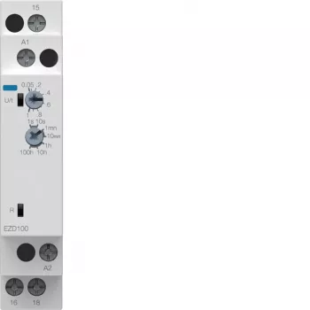 Hager EZD100 multifunkcijski časovni rele 24-240V AC/DC, 10 funkcij, 1 CO kontakt, za DIN letev