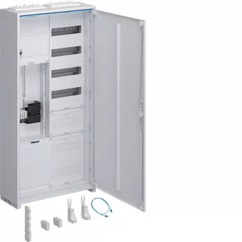 Hager kompletna merilna omarica ZB325C15LS 1 merilno mesto 5 razdelilnih vrst APZ-polje 1100mm prometno bela