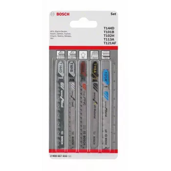 Bosch Accessories 2608667856 set listov za vbodno žago Allrounder, 5-delni