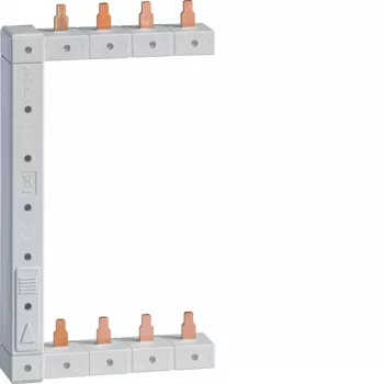 HAGER KCF663S vertikalna fazna zbiralka, 3-polna, 63 A, 400 V, 10 mm², levo/desno