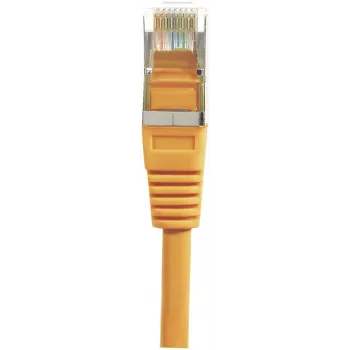Exertis Connect 234120 Cat.6 F/UTP patch kabel, 2 m, oranžen, tanek zaščitni ovratnik