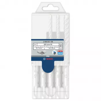 Bosch SDS plus-3 set udarnih svedrov 5-delni (5-10 mm) 2608837138