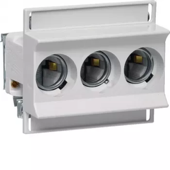 HAGER LD02K63-3SS D02 63A 3-polno keramično podnožje za varovalke