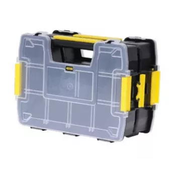 STANLEY SortMaster Junior organizator za dele z 10 nastavljivimi predelki, črno-rumen, STST1-71197