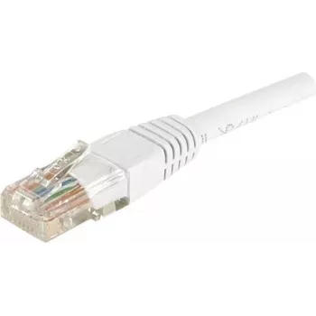EXERTIS CONNECT CAT.6 U/UTP patch kabel, 2m, bel, RJ45, zaščita jezička 246785