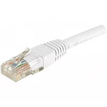 EXERTIS CONNECT CAT.6 U/UTP patch kabel, 2m, bel, RJ45, zaščita jezička 246785